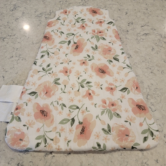 Pottery Barn Kids Meredith Muslin Wearable Blanket NEW! Blush - Picture 6 of 11